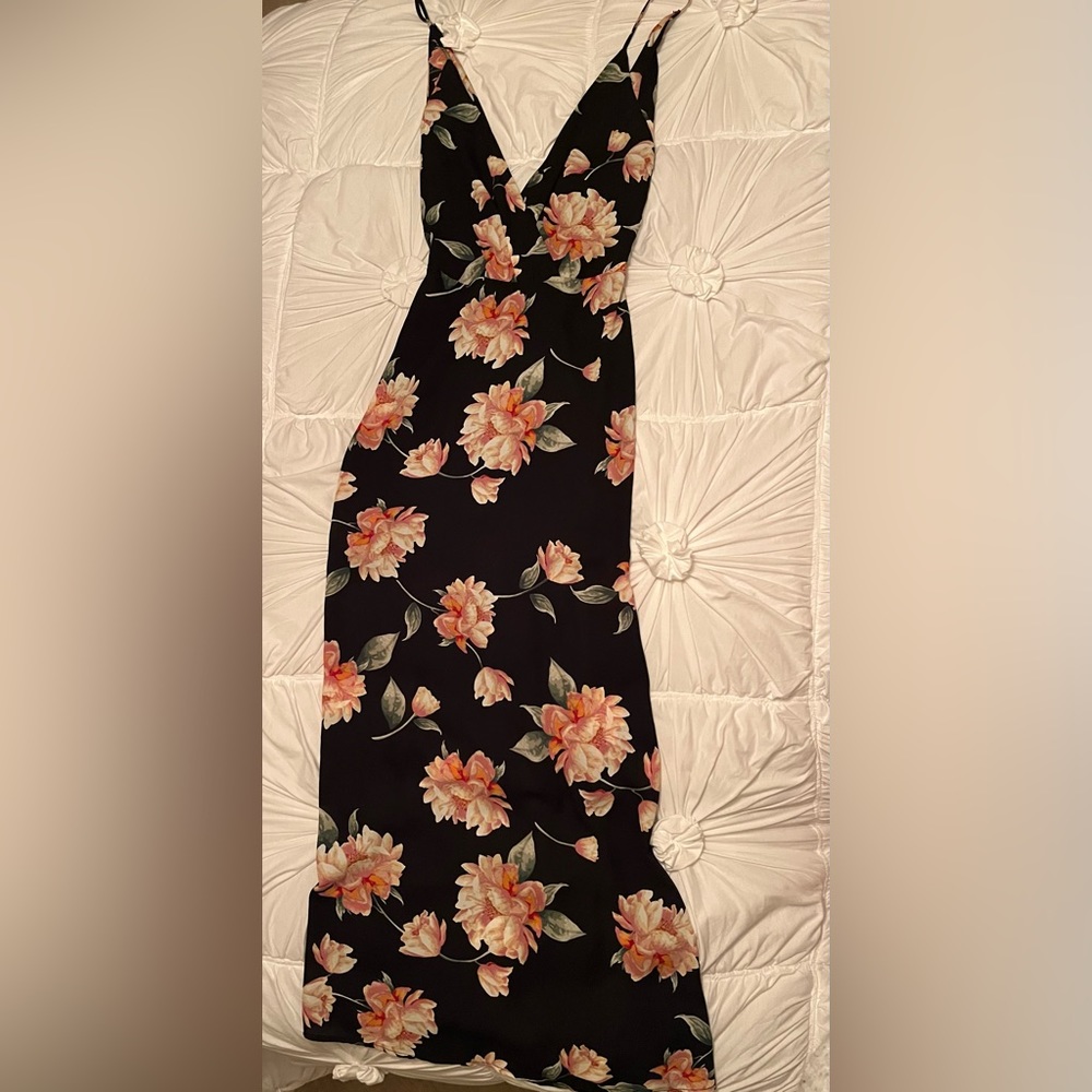 Nordstrom rack, maxi dress with flowers